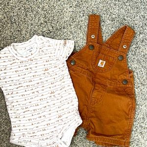 Baby Carhartt overalls NWOT